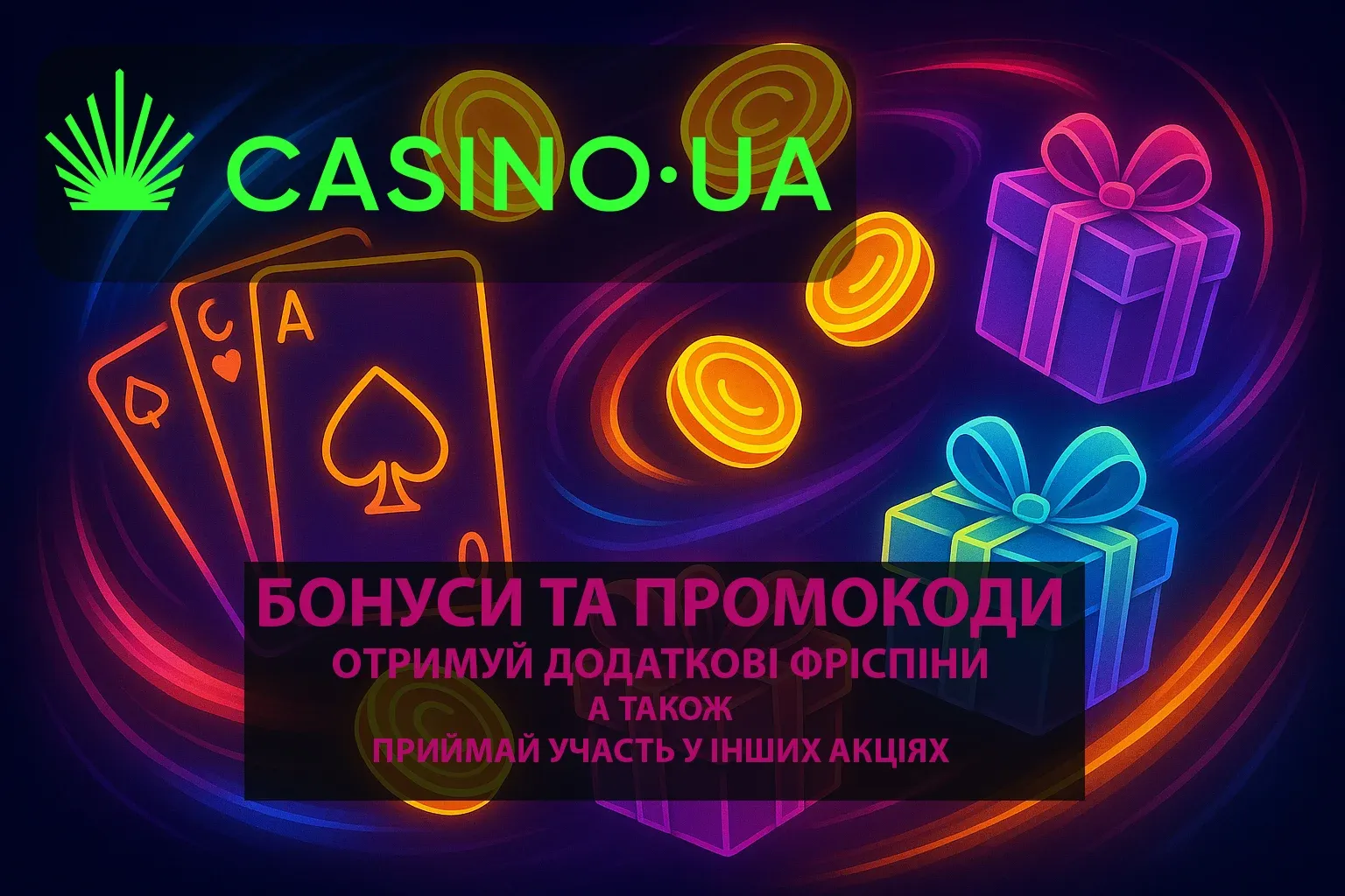 Промокоды Casino.ua: актуальные коды и акции сентября 2025